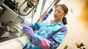 Chemical engineering major and FURI researcher Kelly Nguyen.