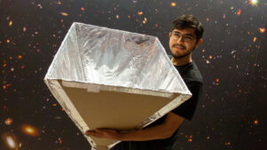 GCSP research stipend student Ritwik Sharma is creating a wayfinder for a telescope used for K-12 outreach to help students explore astronomy.